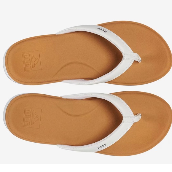 Reef Women's White and Tan Sandals NWOT - Picture 4 of 6